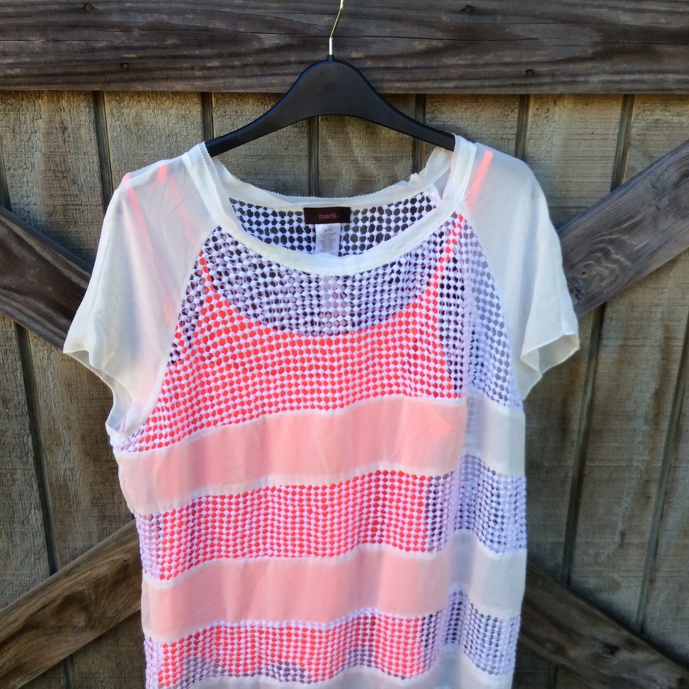 Mark Vacation Women's Tops See Through NWOT B4-66